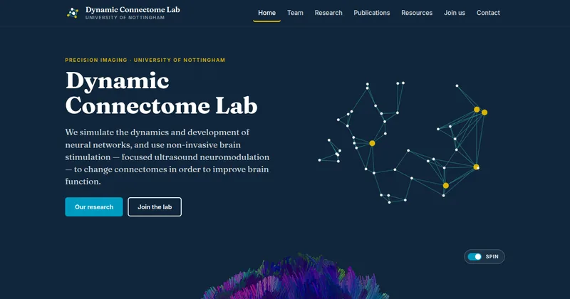 The Dynamic Connectome Lab homepage